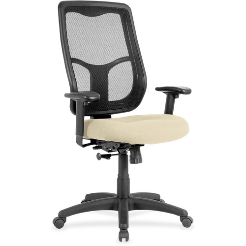 Chair, Ratchet Back, Dillon Vinyl Seat, 26" x 20" x 46", Buff
