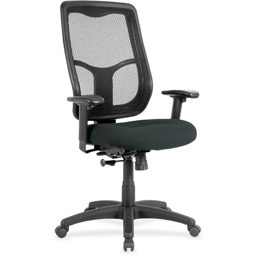 Chair, Ratchet Back, Dillon Vinyl Seat, 26" x 20" x 46", Onyx