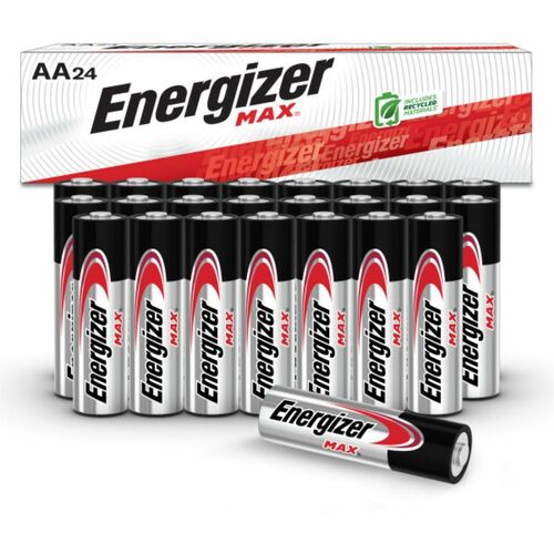 Battery, Black, Max AA, Energizer, 4/PK 6/BX