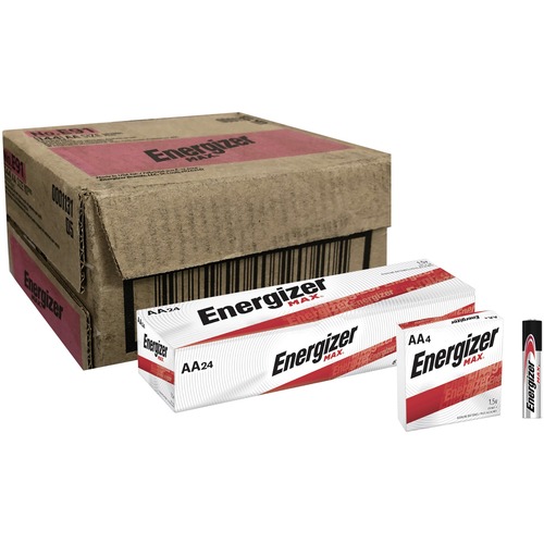 Battery, Black, Max AA, Energizer, 4/PK 36/CT