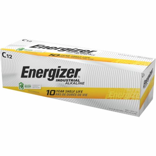 Battery, Alkaline, Industrial, C, 12/PK 6/CT