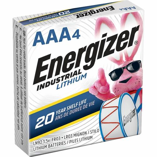 Battery, Lithium, AAA 4/PK