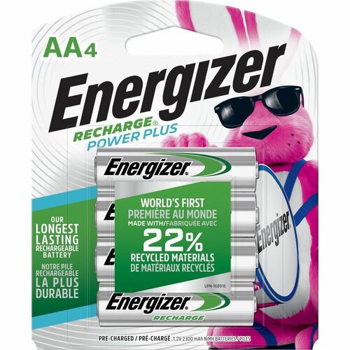 Battery, NiMH, AA 4/PK