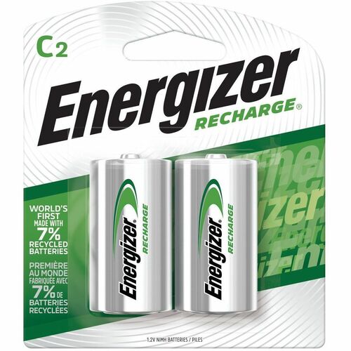 Battery, Rechargeable, C 2/PK