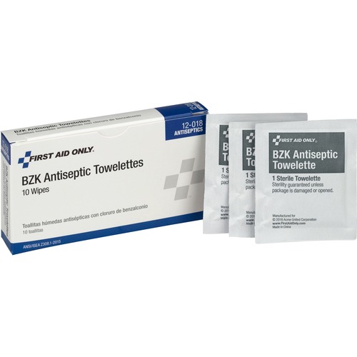 Wipes, Antiseptic, BZK 10/BX