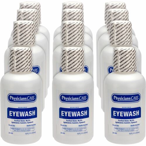 Eyewash, Bottle, 16 Oz 12/CT