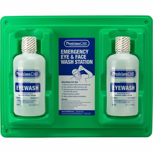 Station, Eyewash, Double, 32OZ
