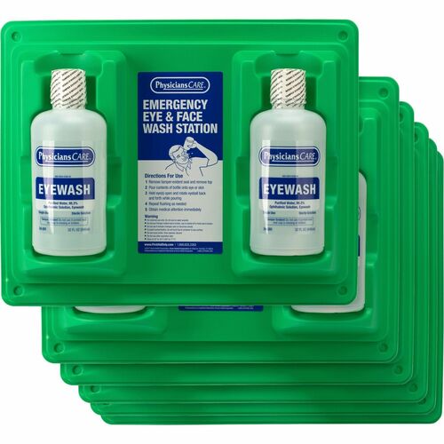 Station, Eyewash, Double, 32 Oz 6/CT