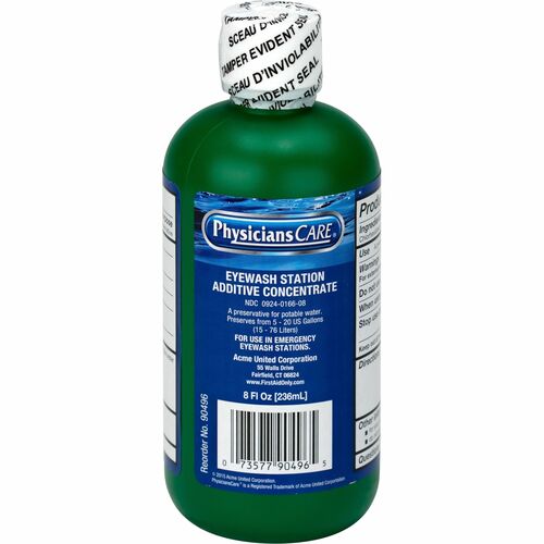 Eyewash Additive, Concentrate, 8 oz, CL