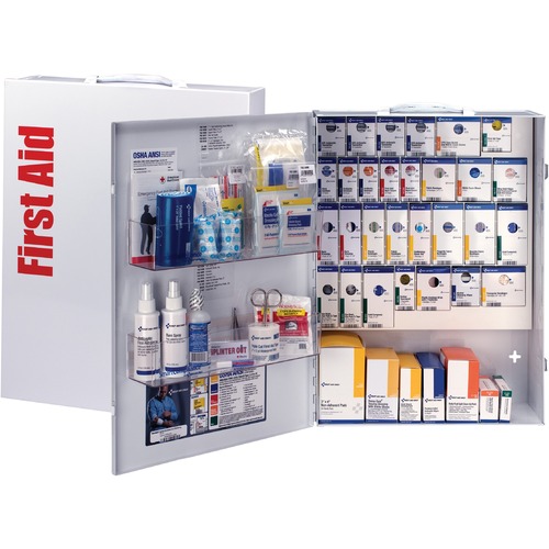 First Aid Cabinet, 2021 SmartCompliance, No Meds, 5" x 16" x 21", WE