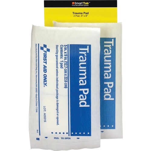 Refill, Pad, Trauma, Sterile Compress, 5x9 2/PK