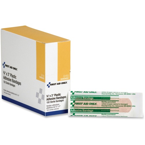 Bandage, 3/4x3 Plastic 100/BX