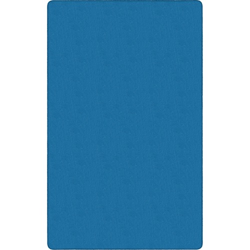 Rug, Rectangle, Solid Color, 4'x6', Blue Bird