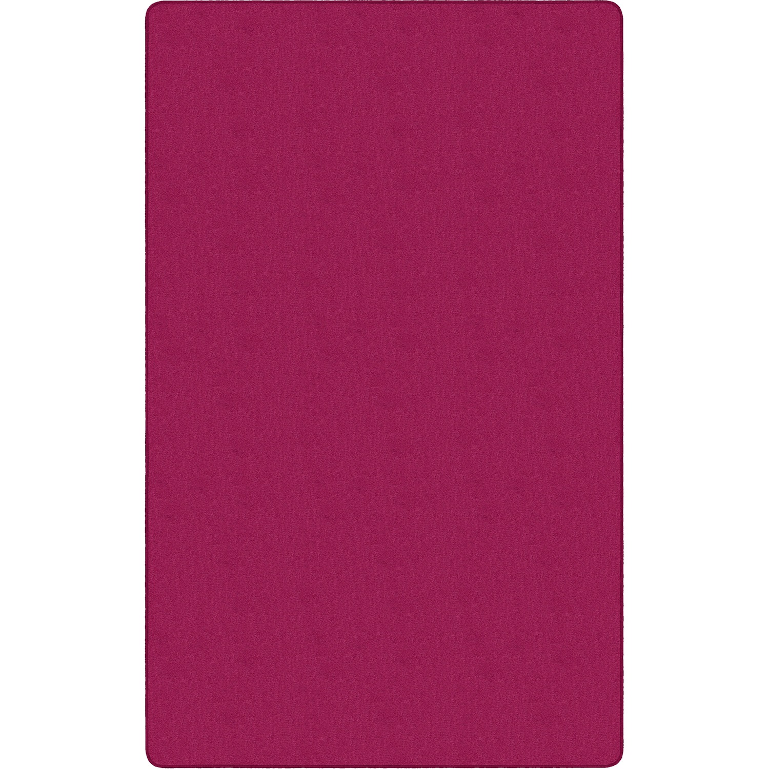 Rug, Rectangle, Solid Color, 4'x6', Cranberry