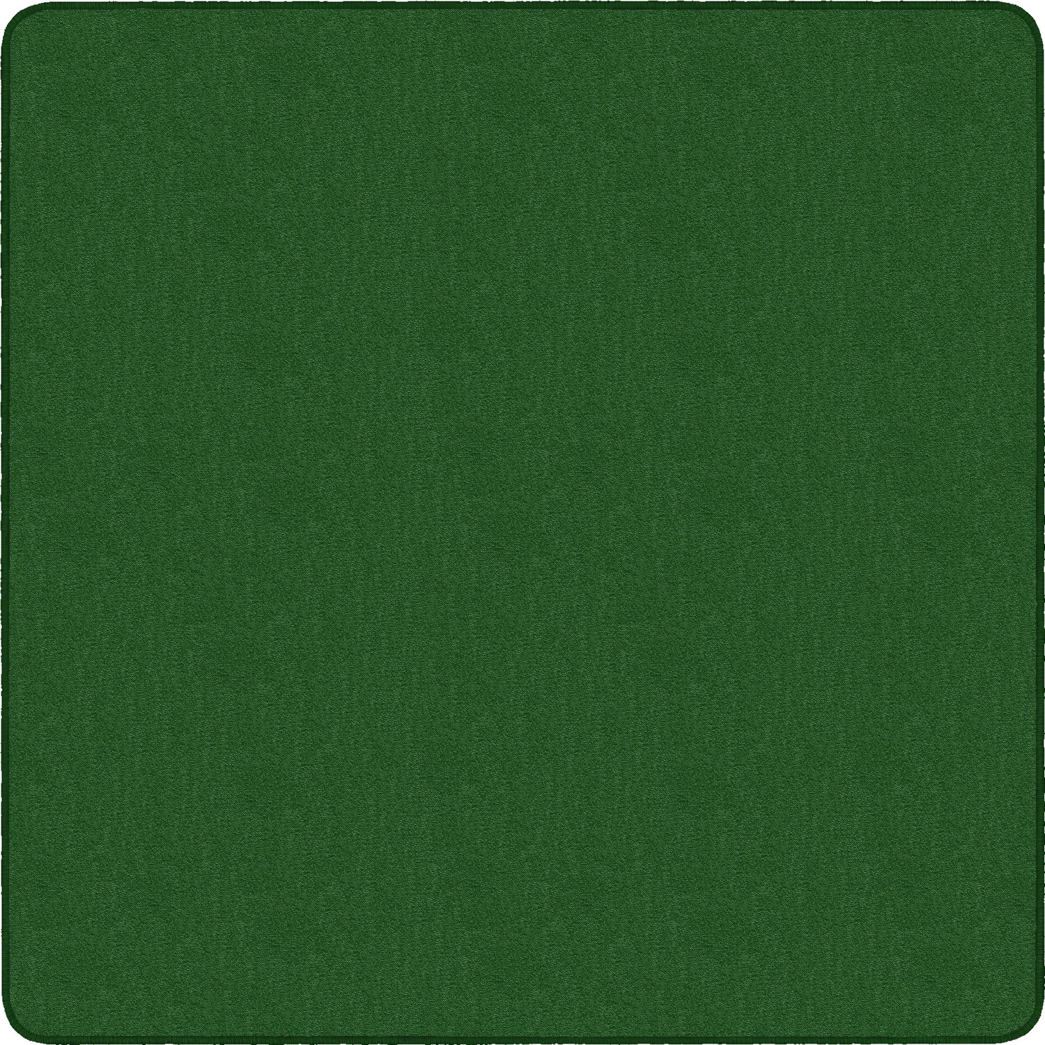 Traditional Rug, Solids, 6' x 6', Green