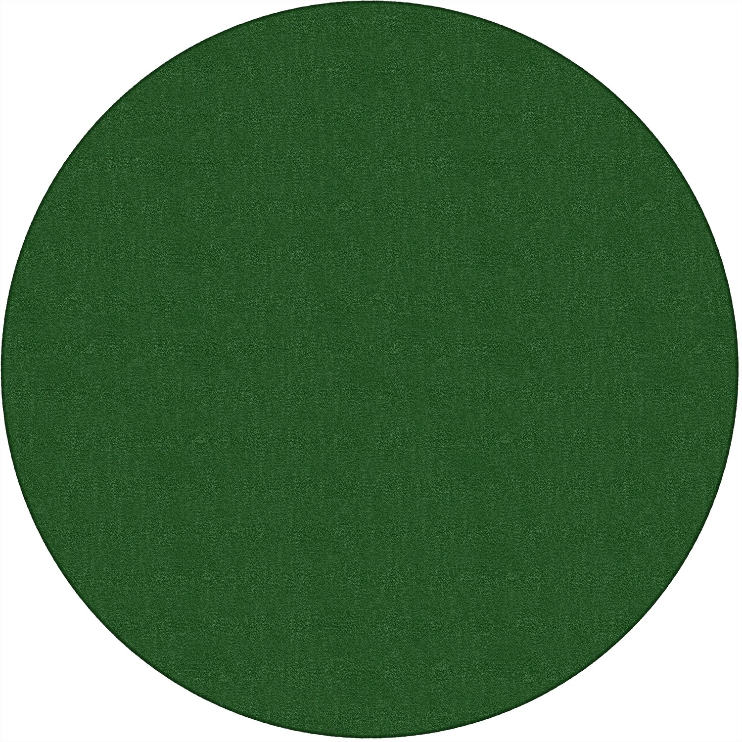 Traditional Rug, Solids, 6' Round, Green