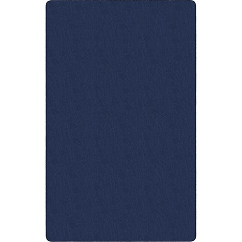 Rug, Rectangle, Solid Color, 6'x9', Navy