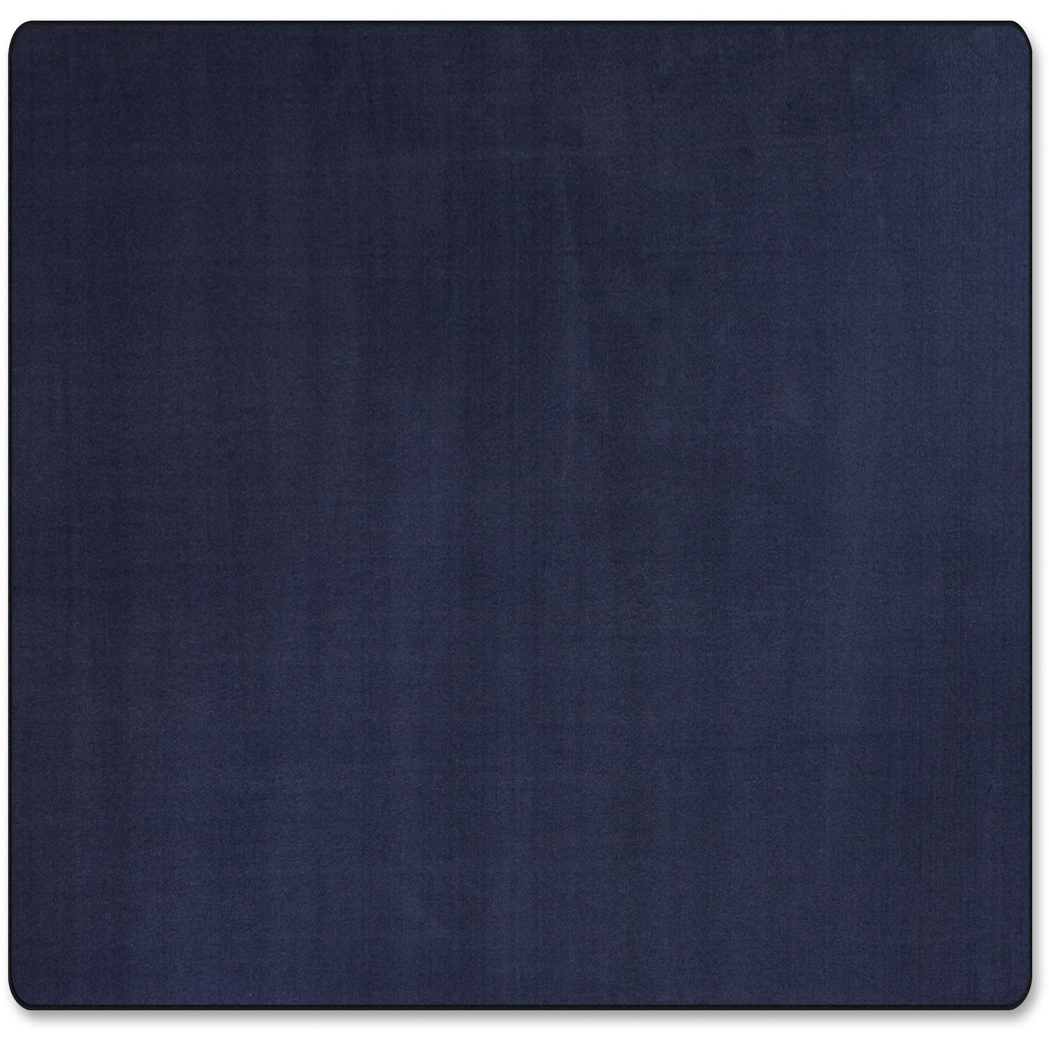 Solid Traditional Rug, Square, 12' x 12', Navy