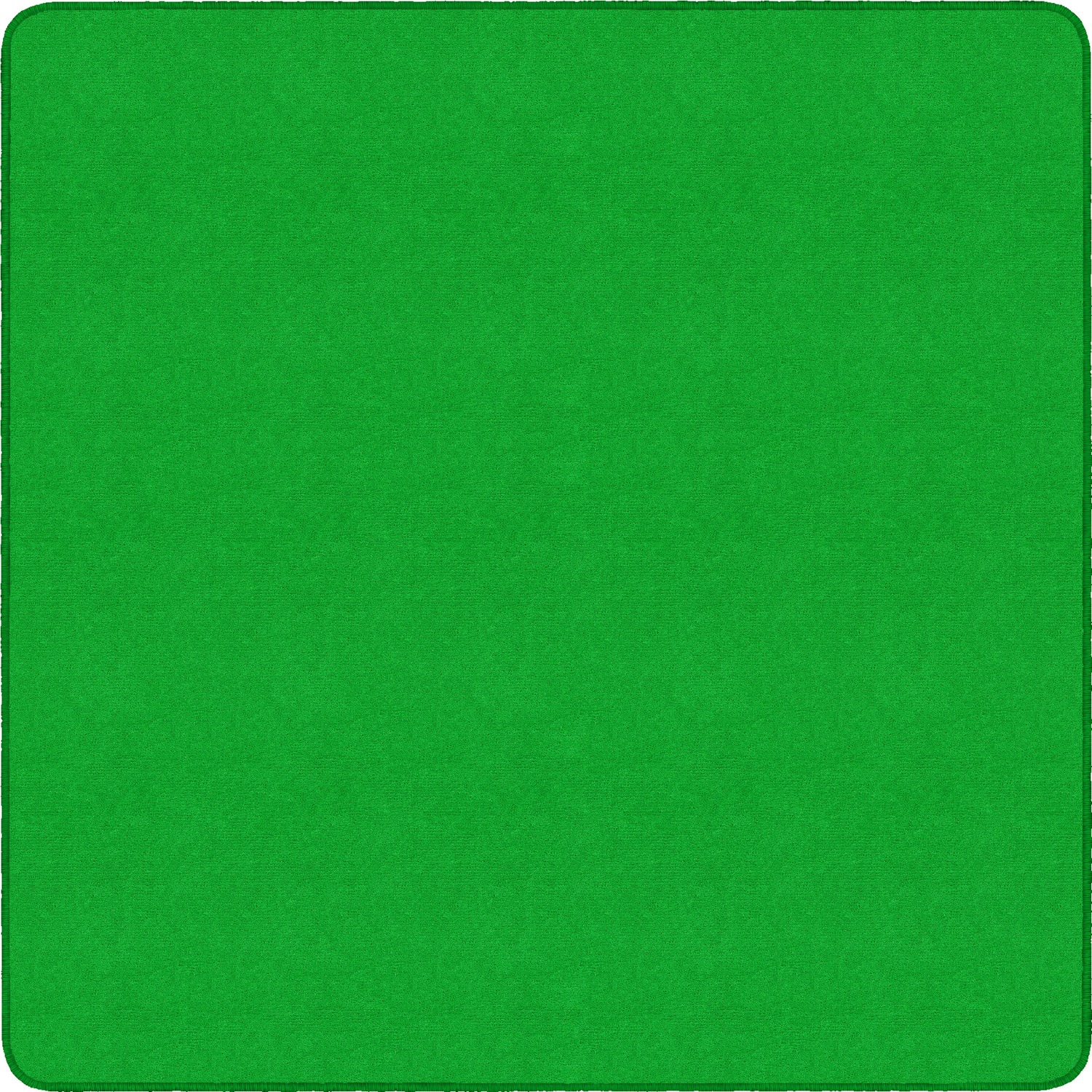 Rug, Square, Solid Color, 6' x 6', Lime Green