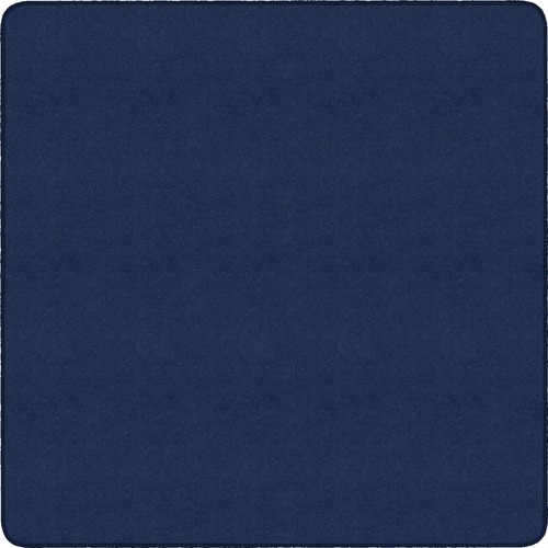 Rug, Square, Solid Color, 6'x6', Navy