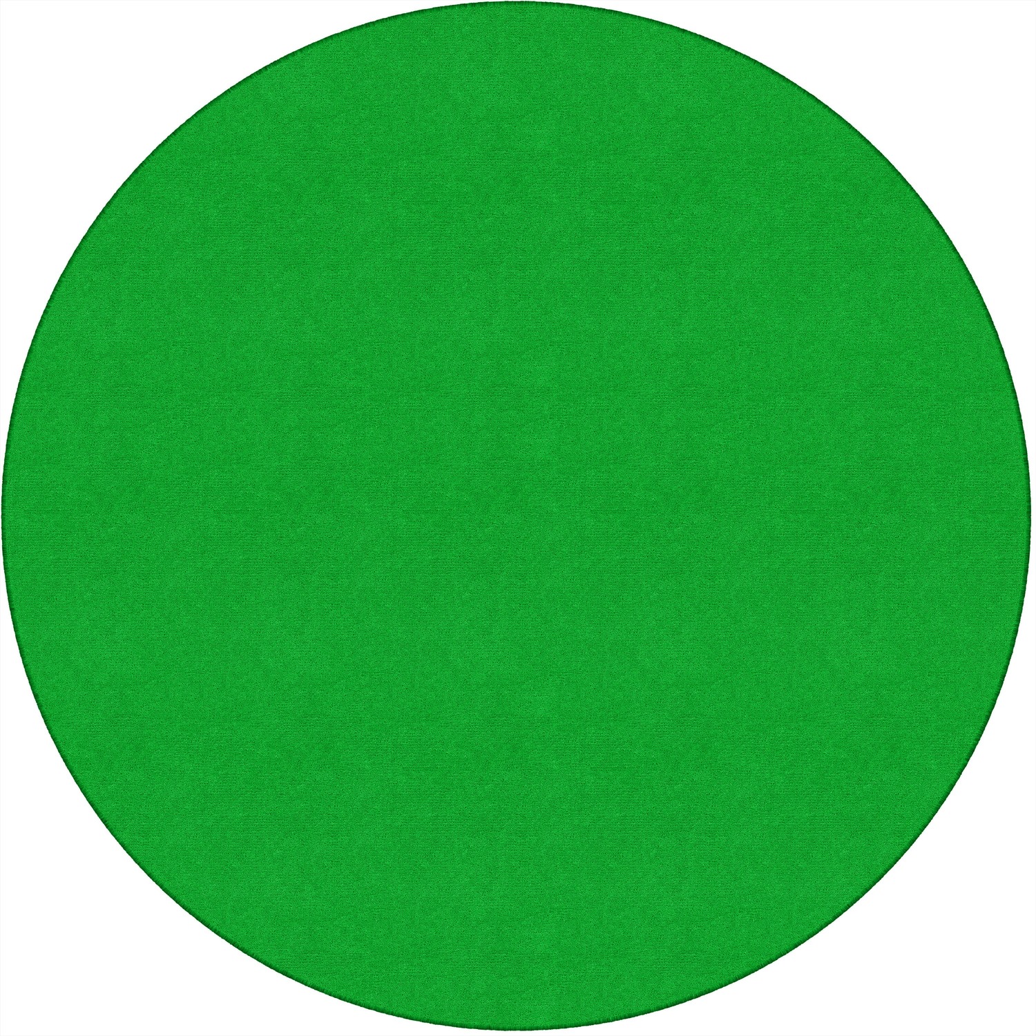 Rug, Solid Color, 6' Round, Lime Green