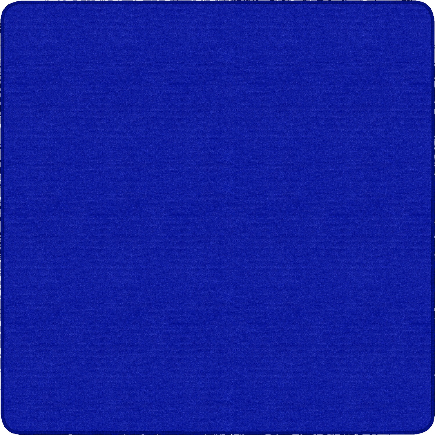 Rug, Square, Solid Color, 12'x12', Royal Blue