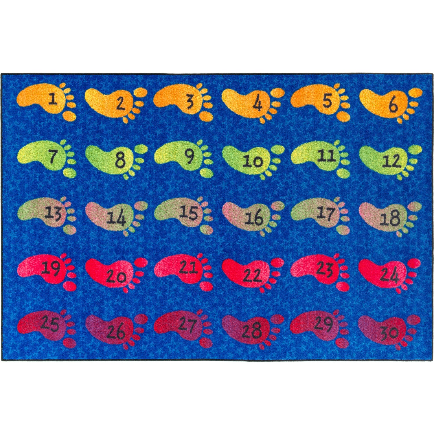 Rug, Counting Feet, 5' x 8', Rectangular