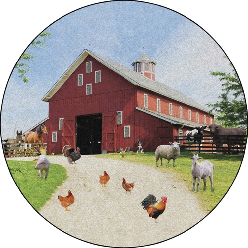 Rug, Barn Animals