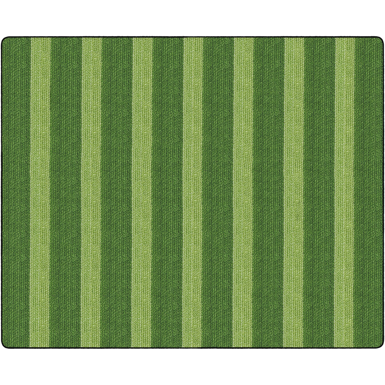 Rug, Stripes, Basketweave, Rectangle, 10'6" x 13'2", Green