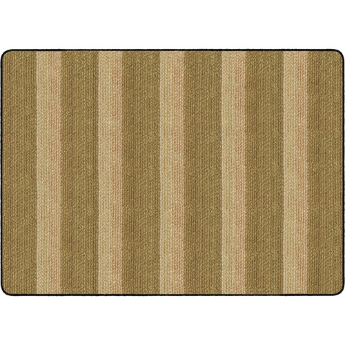 Rug, Stripes, Basketweave, Rectangle, 6'x8'4", Neutral