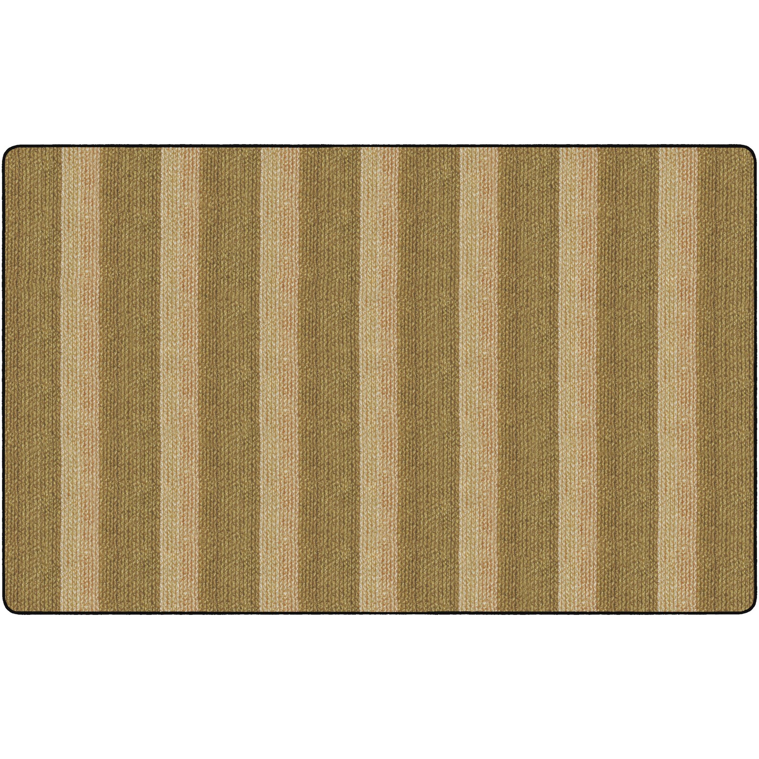 Rug, Stripes, Basketweave, Rectangle, 7'6" x 12', Neutral