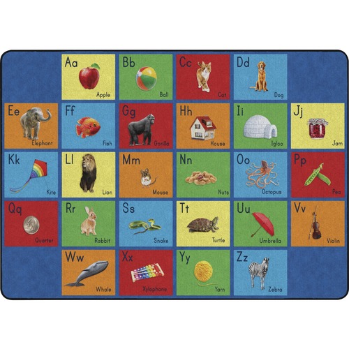 Rug, See My Alphabet, Multicolor