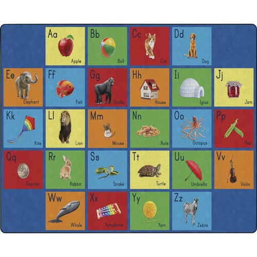 Rug, See My Alphabet, Multicolor
