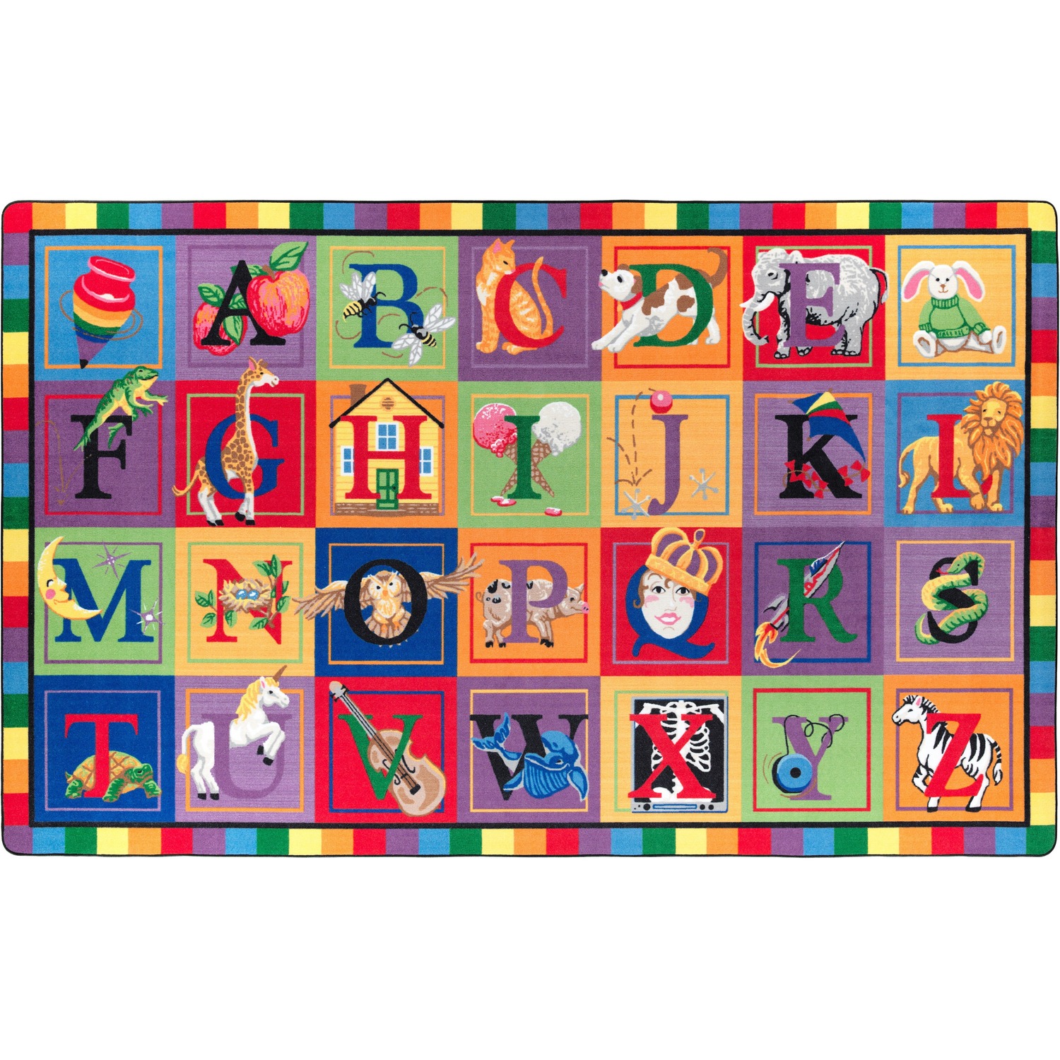Rug, ABC Blocks, 10'9" x 13'2"