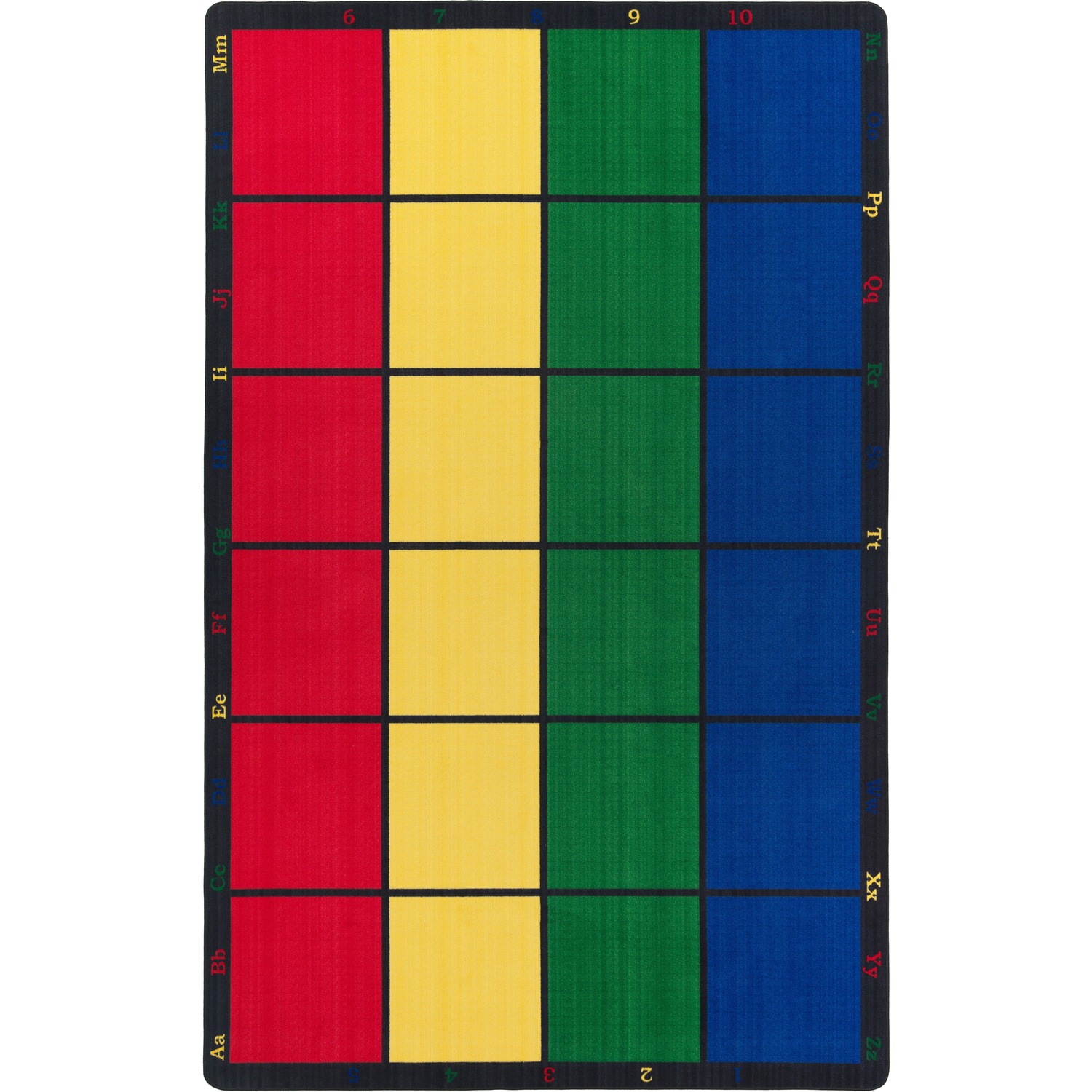 Rug, Learn Grid, 5'10" x 8'4"