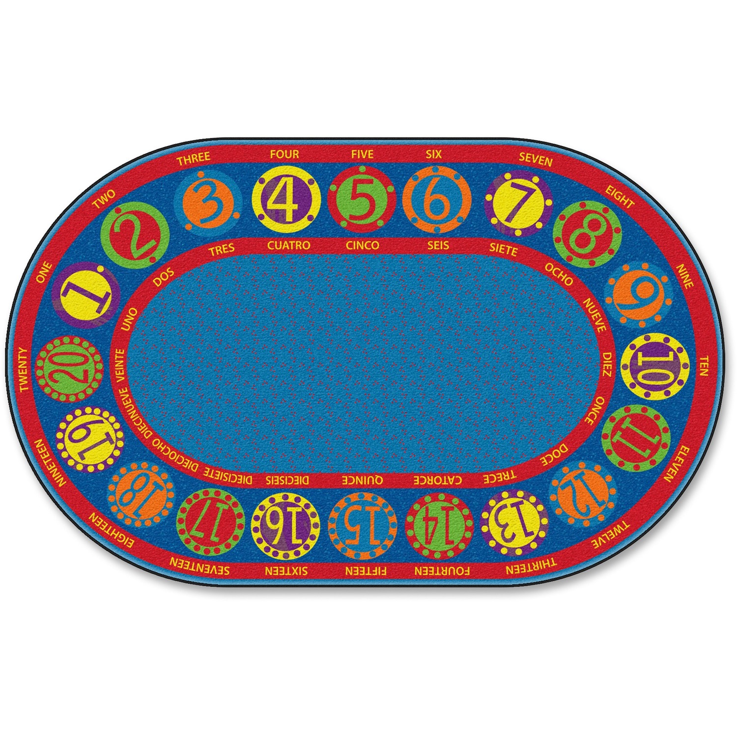 Rug, Bilingual, 6'X8'4" Rectangular