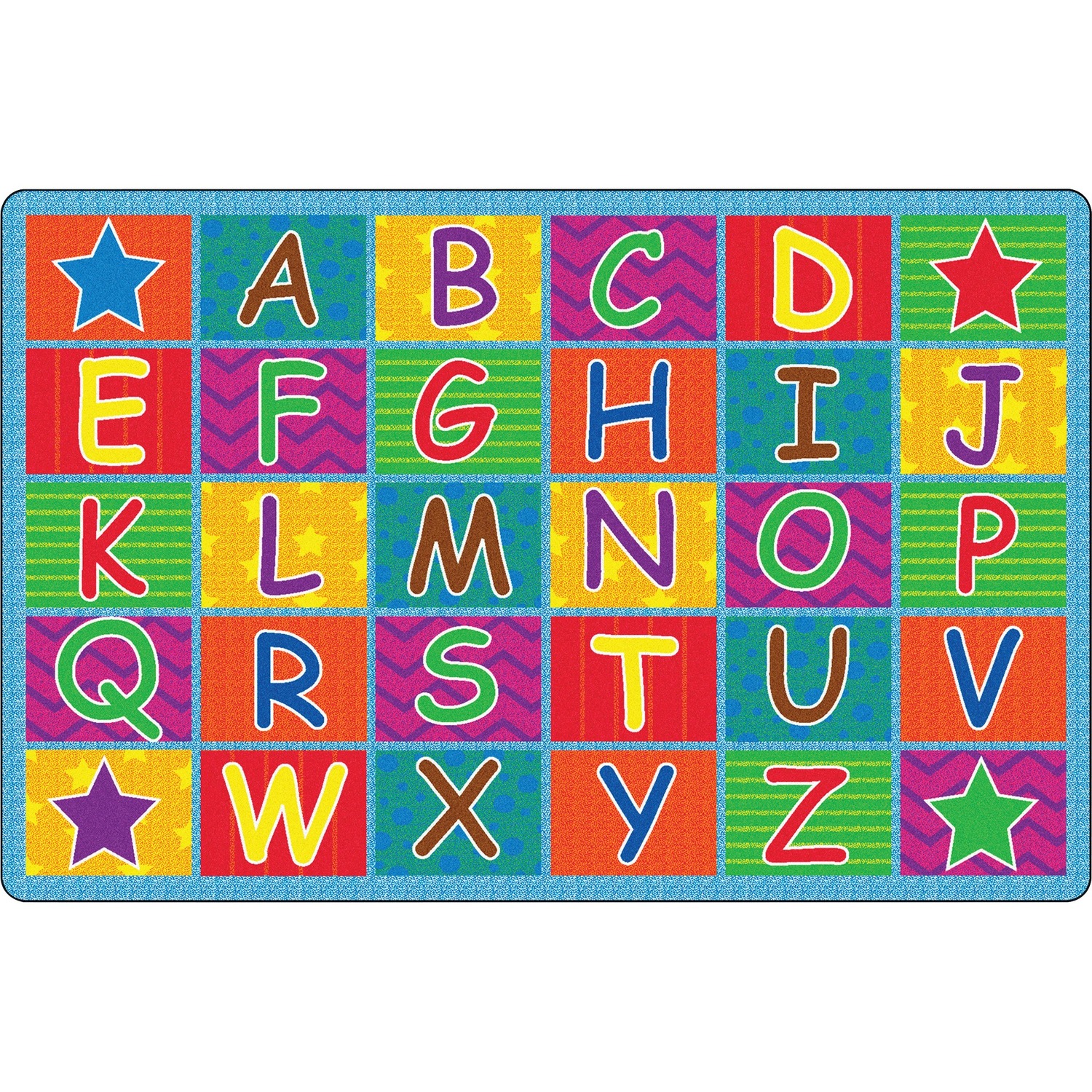 Rug, Alphabet, Cheerful, 4X6