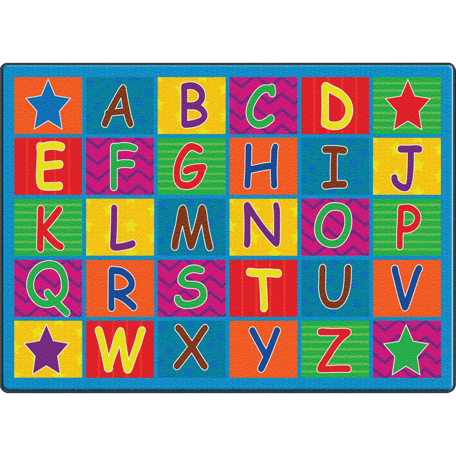 Rug, Alphabet, Cheerful 6 X 8'4