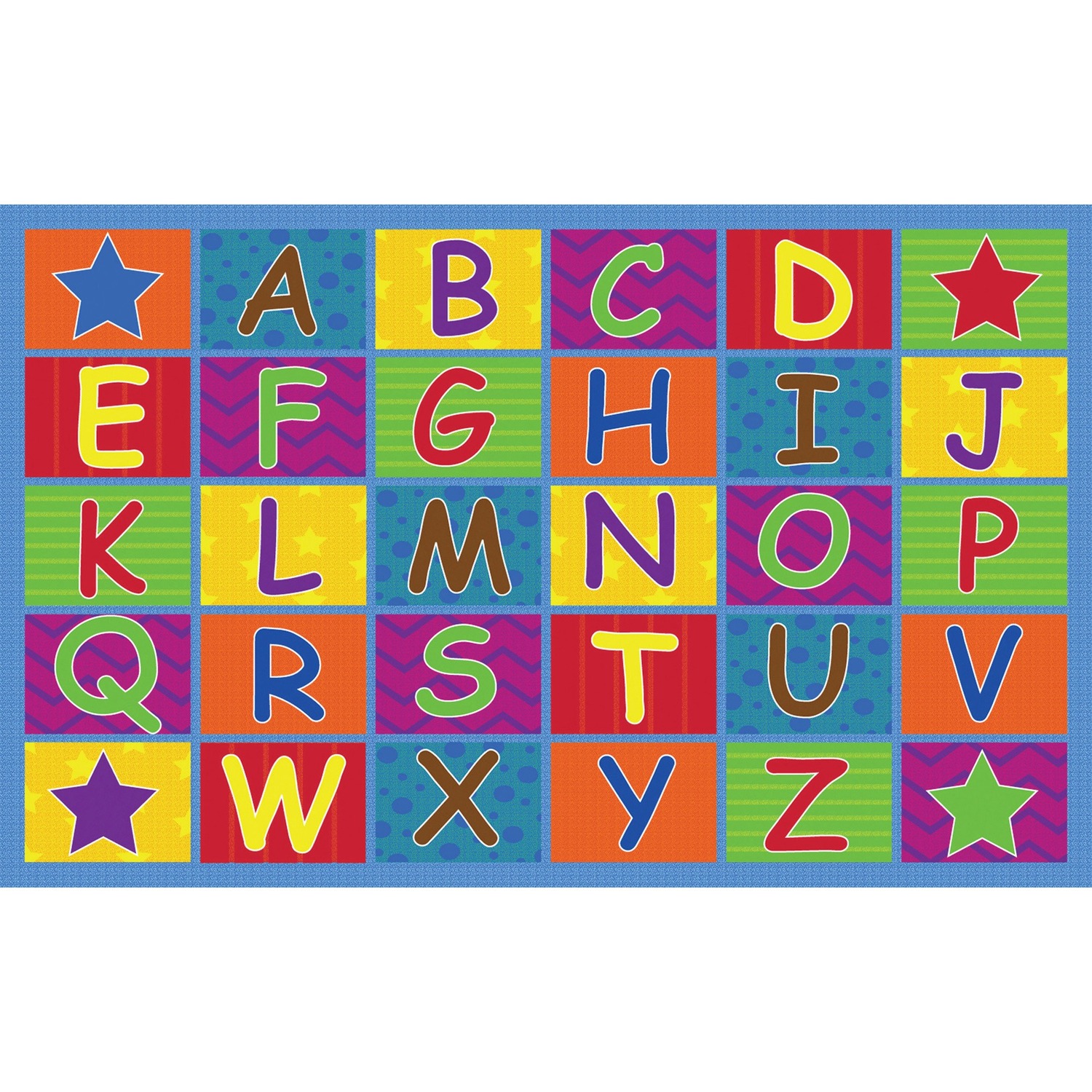 Rug, Alphabet, Cheerful 7'6" x 12