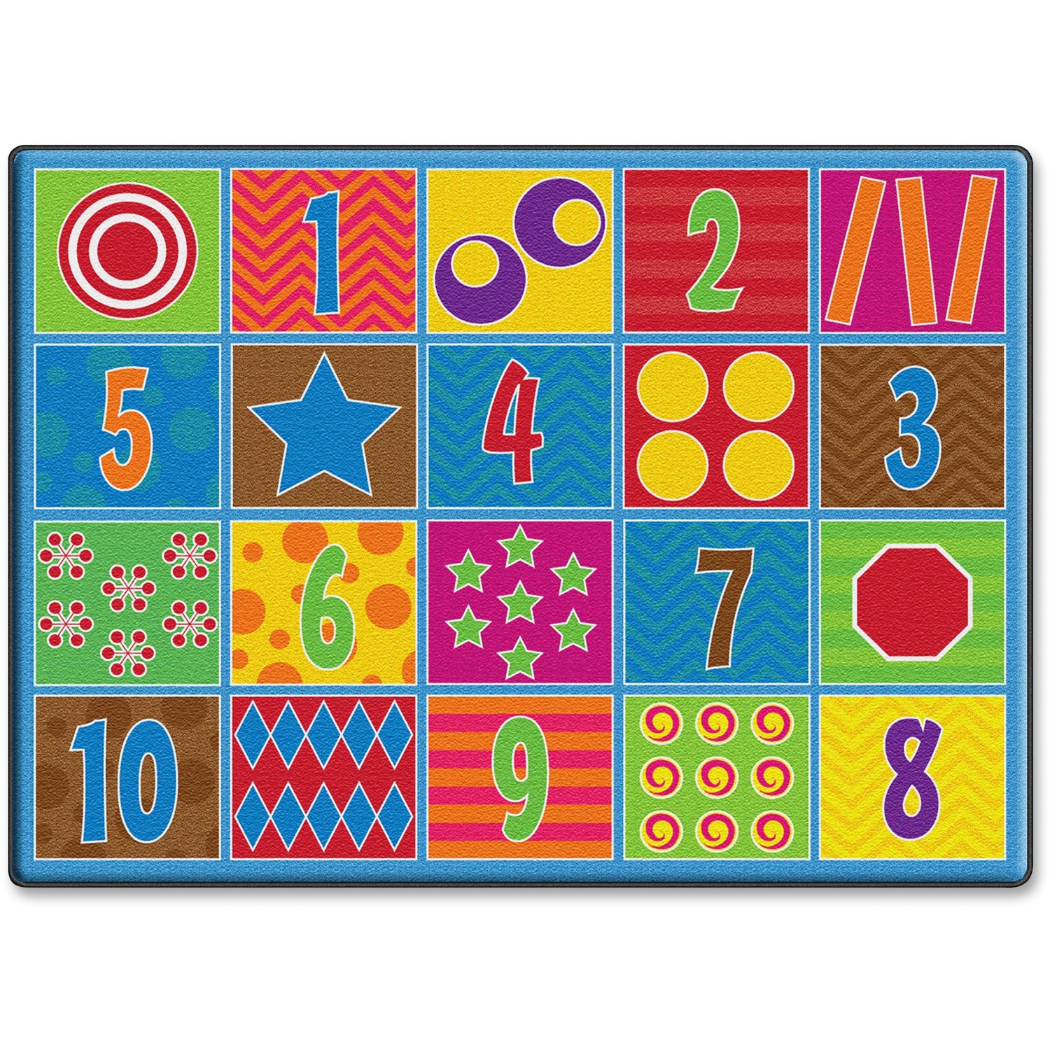 Rug, Counting Fun, 6' x 8'4"