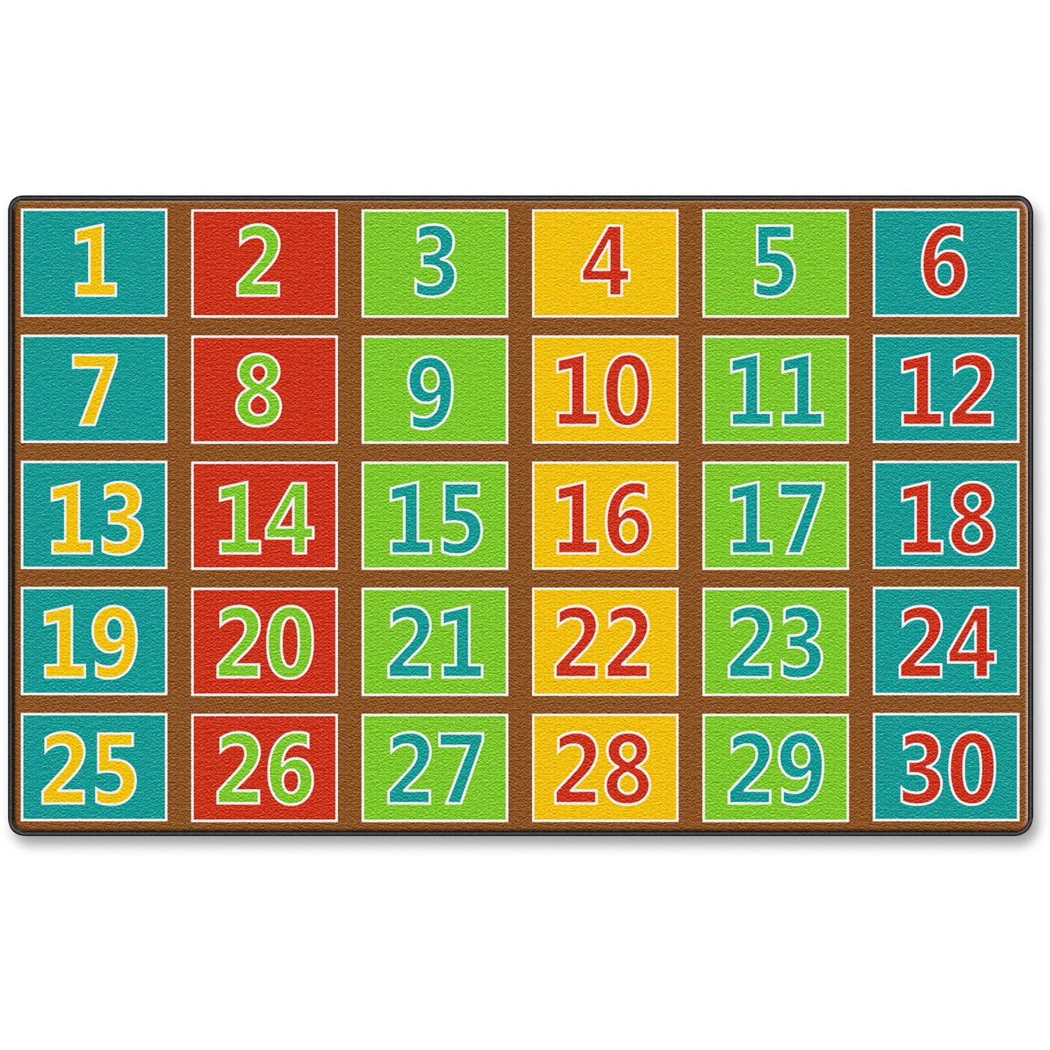 Rug, Number Rows, 7'6" x 12'