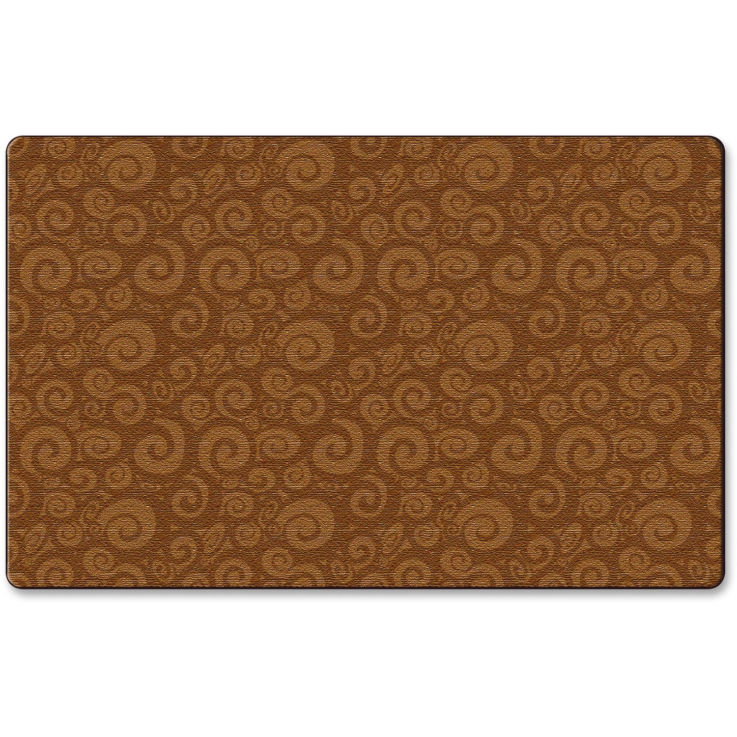 Rug, Swirl, 7'6" x 12', Brown
