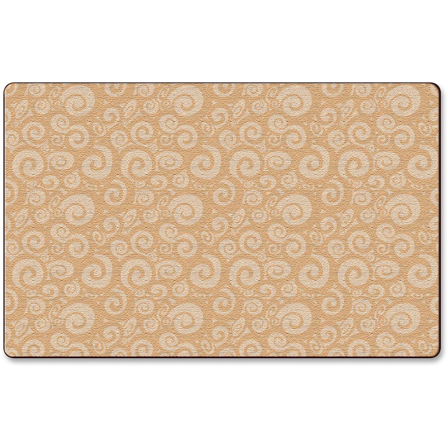 Rug, Swirl, 6' x 8'4", Almond
