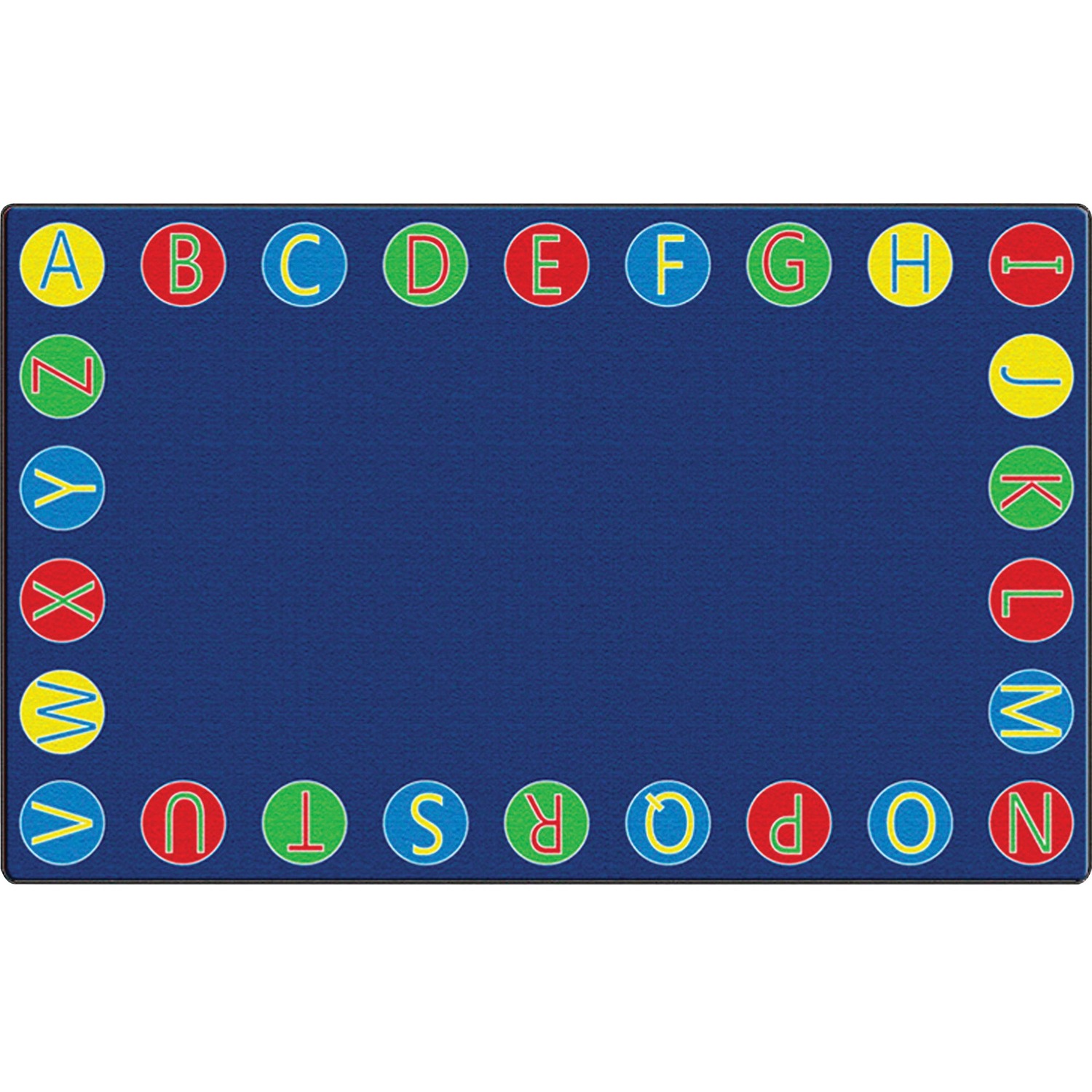 Rug, Alphabet Circle, 10'9" x 13'2"