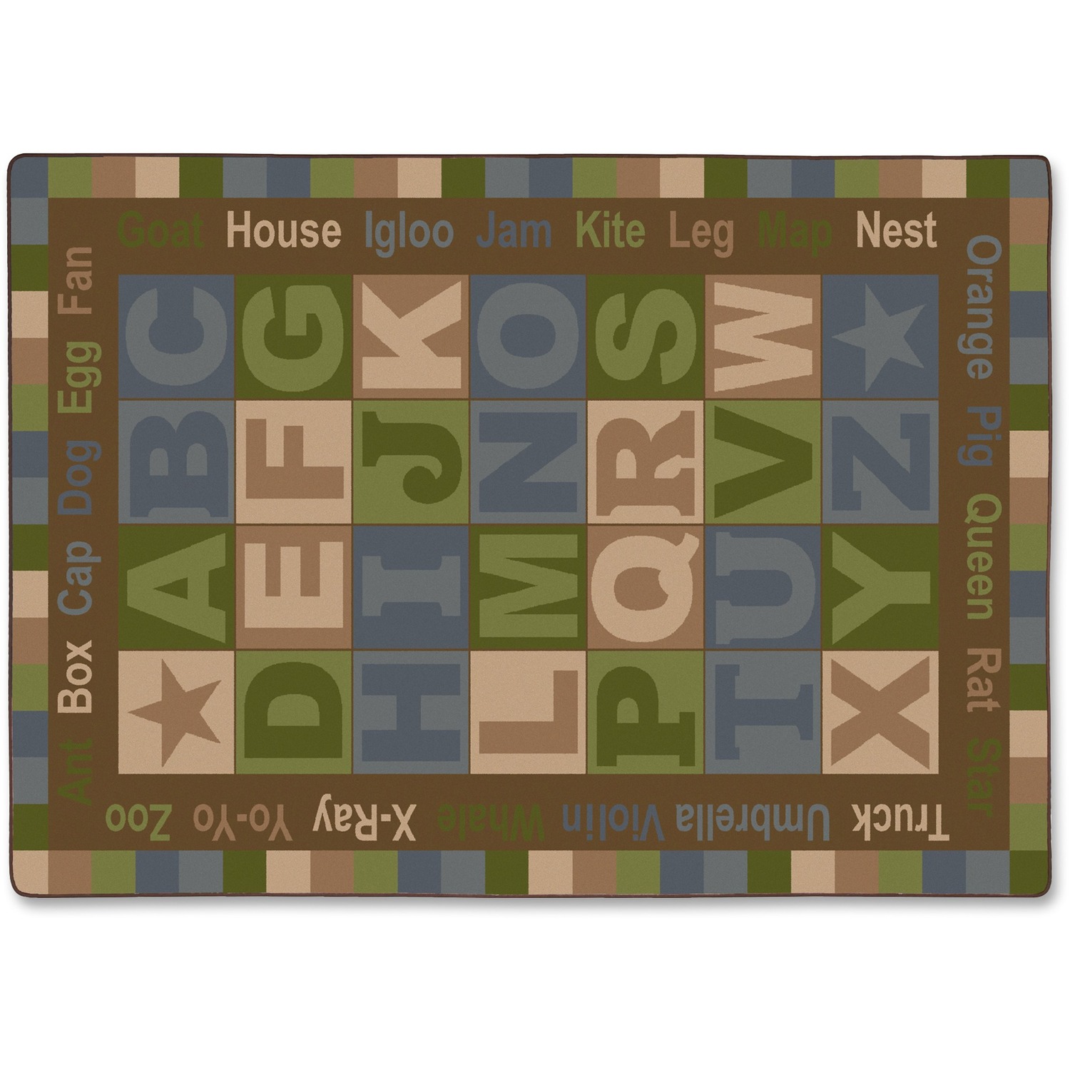 Rug, ABC Words, 10'9" x 13'2"