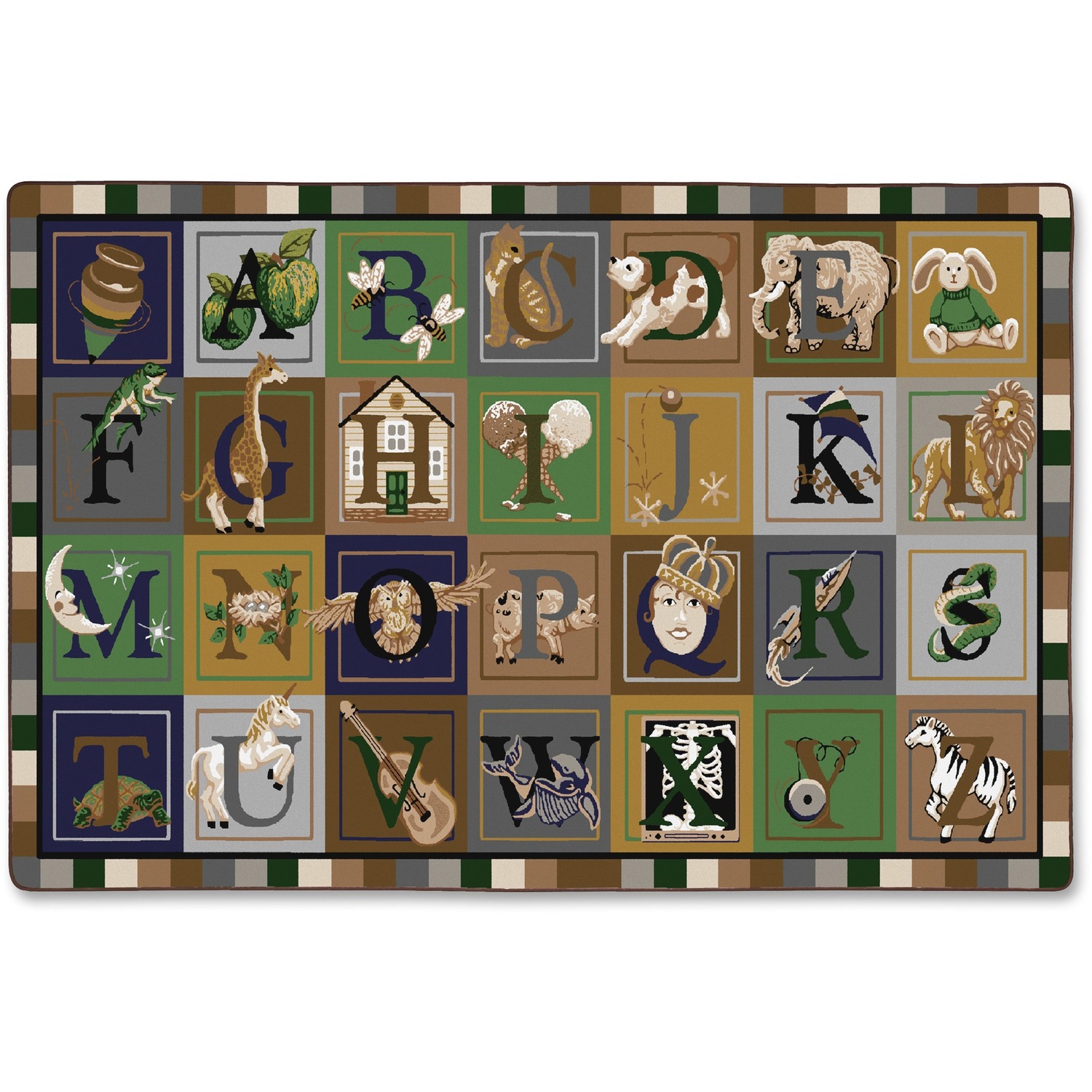 Rug, ABC Block, 5'10" x 8'4"