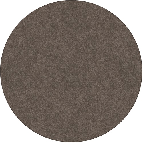 Rug, Solid Color, Stain Resistant, 6' Round, Wheat