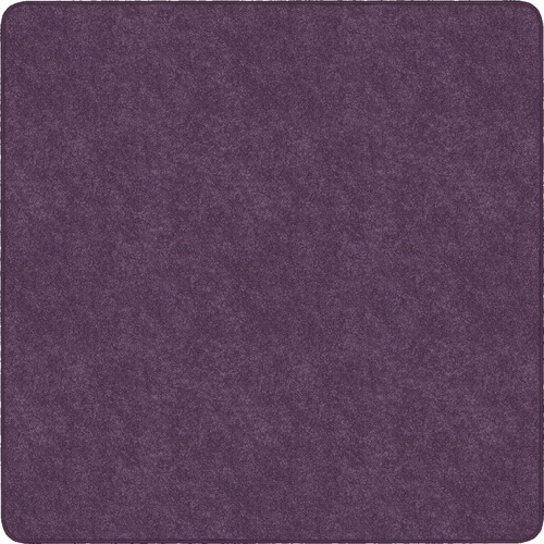 Rug, Square, Solid Color, Stain Resistant, 12'x12', Pretty Purple