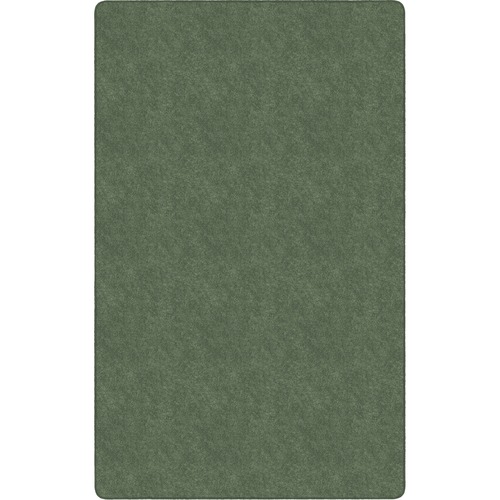 Rug, Rectangle, Solid Color, Stain Resistant, 12'x18', Sage Green