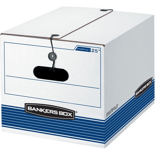 Box, Bankers, Letter/Legal, White 4/CT